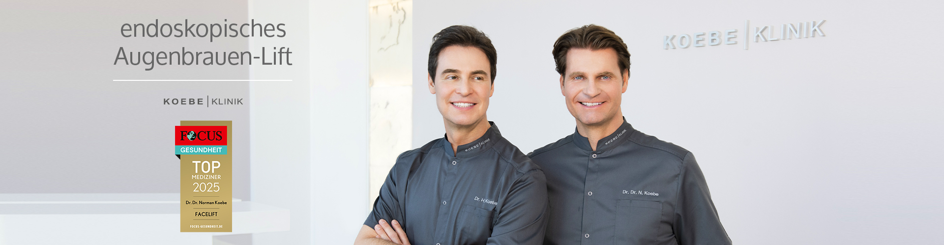 Augenbrauenlifting Düsseldorf KOEBE KLINIK 